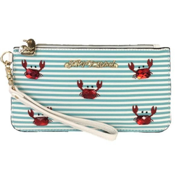 Betsey Johnson Don't Be Shellfish Crab Wristlet - Picture 7 of 8